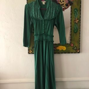 DONATED Forever Forest Green Dress